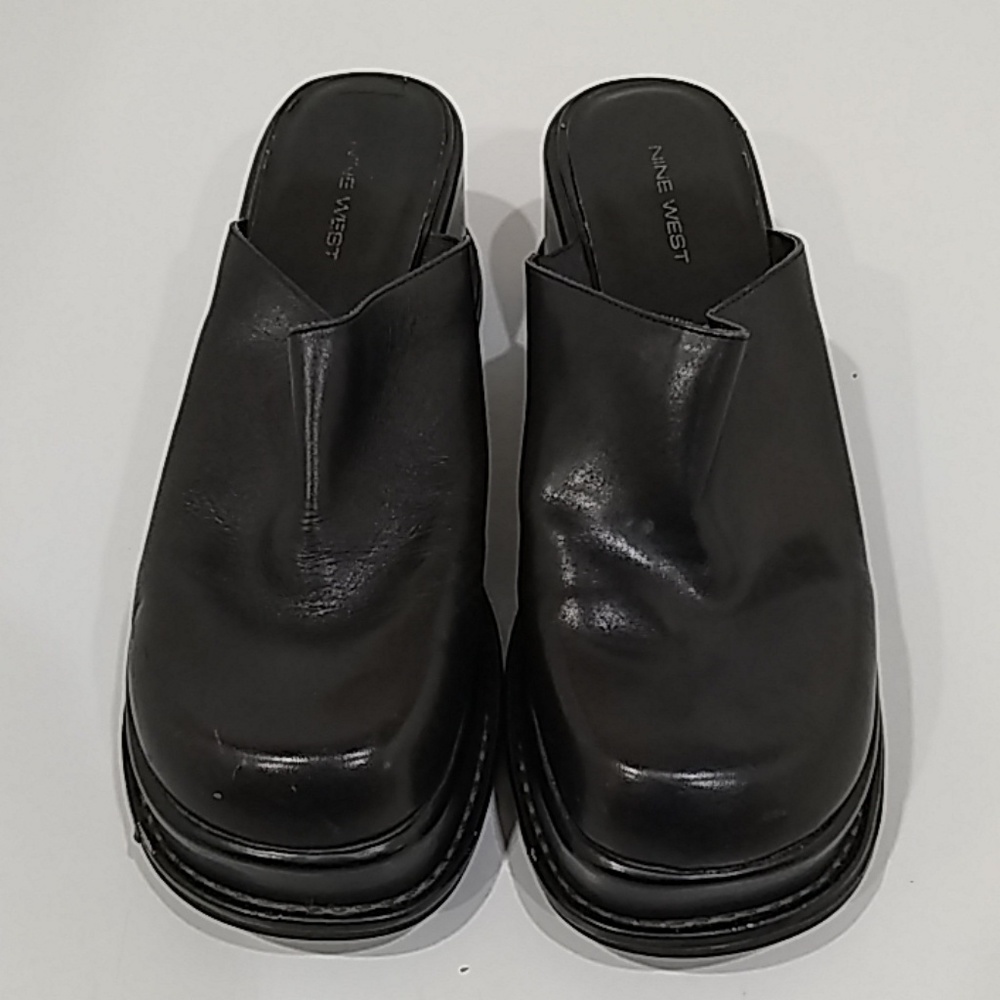 WOMEN NINE WEST LEATHER SANDALS SIZE 10M